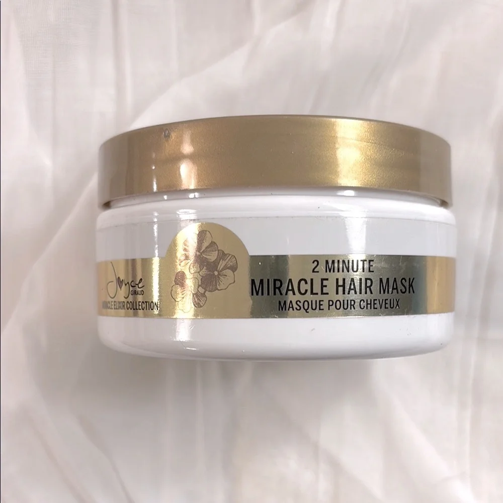 *NEW* JOYCE GIRAUD 2 minute Miracle Hair Mask 2 Jars - Picture 2 of 4